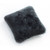 20" Steel Gray Square Decorative Longwool Sheepskin Cushion - Wool Filler - IMAGE 1
