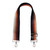 7" Black, White and Red Striped Guitar-Style Strap - IMAGE 1