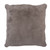 22" Brown Square Decorative Shortwool Sheepskin Cushion - Wool Filler - IMAGE 1