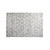 5' x 8' Gray and White Patterned Rectangular Area Throw Rug - IMAGE 1