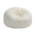 42" Ivory Unique Longwool Tibetan Bean Bag Lamb Cushion - IMAGE 1