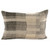 20" Brown and Black Decorative Linen Cushion - Feather and Down Filler - IMAGE 1