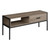 47.25" Taupe Brown and Black Modern Style Metal TV Stand - IMAGE 1