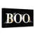 Black and Gold 'Boo' Glam Canvas Halloween Wall Art Decor 12" x 24" - IMAGE 1