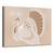 Brown and Beige Minimal Turkey II Canvas Thanks Giving Wall Art Decor 12" x 16" - IMAGE 1
