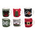 Set of 24 Red and Black Mug Warmers Christmas Decors 10" - IMAGE 1