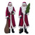 Set of 2 Santa with Sack and Christmas Tree Tabletop Figurines 18" - IMAGE 1