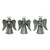 Set of 3 Rustic Angel Chorus Christmas Figurines 9" - IMAGE 1