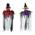 Set of 2 Animated Boo Ghost Halloween Decors 36" - IMAGE 1