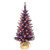 3' Pre-Lit Purple Artificial Christmas Tree with Clear Lights - IMAGE 1