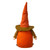 24" Orange and Brown Gnome Standing Tabletop Autumn Figurine - IMAGE 3