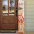 42" Orange and White Pumpkin 'Hello Fall' Thanksgiving Porch Board Sign Decoration