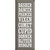 18" Anchor Gray and White Rectangular Dasher Dancer Prancer Wood Sign - IMAGE 1