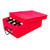 14" x 20" Rose Red Two Tray Christmas Ornament Storage Box - IMAGE 2
