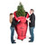 96" Red Upright Christmas Tree Storage Bag