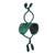 Set of 3 Green Christmas Banister Protecting Garland Ties - IMAGE 1