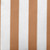 20" x 20" Brown and White Perfect Stripes Throw Pillow - IMAGE 3