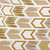 26” x 26" Yellow and White Arrow Square Throw Pillow - IMAGE 3