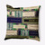 20" x 20" Blue and Green Cigar Box Throw Pillow - IMAGE 1