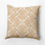 16" x 16" Brown and White Anchors Up Outdoor Throw Pillow - IMAGE 1