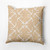 20" x 20" Brown and White Anchors Up Outdoor Throw Pillow - IMAGE 1