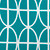 26" x 26" Blue and White Ovals and Stripes Throw Pillow - IMAGE 3