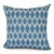 18" Blue and White Peaceful Comfortable Throw Pillow - Down Alternative Filler - IMAGE 1