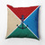 18" x 18" Red and Blue Anchor Flag Outdoor Throw Pillow - IMAGE 1