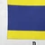 26" x 26" White and Blue Letter D Square Throw Pillow - IMAGE 3
