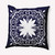 26" x 26" Blue and White Cuban Tile Square Throw Pillow - IMAGE 1