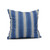 18" x 18" Blue and Gray Sea Lines Outdoor Throw Pillow - IMAGE 1