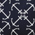 18" x 18" Blue and White Anchor's Up Square Throw Pillow - IMAGE 3