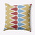 20" x 20" Yellow and Blue Picks Outdoor Throw Pillow - IMAGE 1