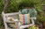 20" x 20" Yellow and Blue Picks Outdoor Throw Pillow - IMAGE 2