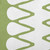 20" x 20" Green and White Zipped Outdoor Throw Pillow - IMAGE 3