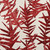 18" Red and White Spikey Leaves Throw Pillow - IMAGE 3
