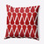20" x 20" Red and White Watermelon Seeds Outdoor Throw Pillow - IMAGE 1