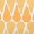 18" x 18" Yellow and White Watermelon Seeds Outdoor Throw Pillow - IMAGE 3