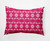 14" x 20" Pink and White Summer Picnic Outdoor Throw Pillow - IMAGE 1