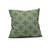 18" x 18" Green Tidepool Square Outdoor Throw Pillow - IMAGE 1