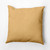 20" x 20" Yellow Dijon Square Throw Pillow - IMAGE 1