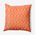 20" x 20" Orange Greek New Key Outdoor Throw Pillow - IMAGE 1