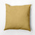 26" x 26" Yellow Emperor Gold Decorative Square Throw Pillow - IMAGE 1