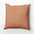 16" x 16" Bloom Orange Solid Square Throw Pillow - IMAGE 1