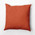 Solid Square Throw Pillow - 20" - Red - IMAGE 1