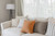 Square Throw Pillow - 18" - Orange - IMAGE 2