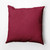 26" x 26" Cranberry Red Square Throw Pillow - IMAGE 1