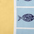 26" x 26" Yellow and White Fish Chips Throw Pillow - IMAGE 3