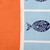 16" x 16" Orange and White Fish Chips Throw Pillow - IMAGE 3