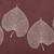14" x 20" Red and White Leaf Print Rectangular Outdoor Throw Pillow - IMAGE 2